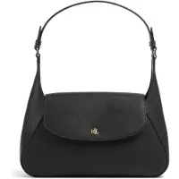 Ralph Lauren för kvinnor. 431969364001 Schylar medelstor svart axelväska (OSFA), Casual, Hud