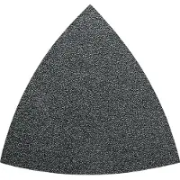 Fein 63717085045 Deltaslippapper med kardborrband, operforerad Kornighet 120 Hörnmått 80 mm 5 st