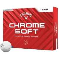 Callaway Chrome Soft 2024 White Basic Golfbollar