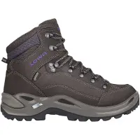 Lowa - Vandringsskor dam - Renegade GTX Mid Ws Slate/Blackberry för UnisexUll - Storlek 40 - Brun