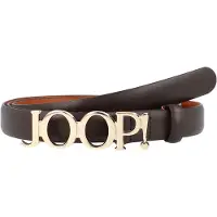 JOOP! Bälte mörkbrun / guld