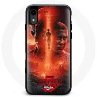 CAPACHEAP Fodral för iPhone X - Maniacase - Stranger Things Säsong 5 - Mjukt - Svart - Unisex