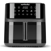 NutriBullet NBA0811DG Varmluftsfritös 8 l Timerfunktion, BPA-fri Mörkgrå