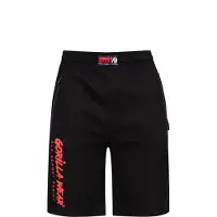Gorilla wear Augustine Old School Shorts, black/red, large/xlarge