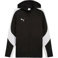 Puma Luvtröja teamEVOSTRIPE - Svart/Silver/White, storlek Small