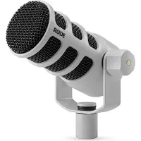 Rode Podmic Dynamic Podcasting-mikrofon vit