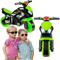 Technok motorcykel grön svart 5774