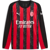 Puma Ac Milan 25/26 Replica Hemma T-shirt Med Lång ärm