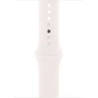 Apple - Band för smart klocka - 46mm - M/L (passar handleder på 160 - 210 mm) - ljus rouge - för Watch Hermès Series 9, SE 3, Series 10, Series 11,...
