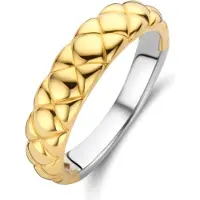 Ti sento gold-plated silver ring 12289SY/56