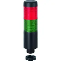 Werma Signaltechnik Signalpelare 698.120.75 K37 LED Grön, Röd 1 st