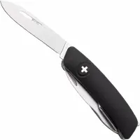 Swiza D07 R AM, KNR.0116.1010, Black, Swiss pocket knife, 7 tools