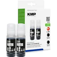 KMP Påfyllningsbläck Ersätter Epson 111, T03M1 Kompatibel 2-pack Svart 70 ml E195 1649,0001