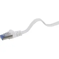 Renkforce RF-4149849 RJ45 Nätverkkabel, Patchkabel CAT 6A U/FTP 10.00 m Grå Högflexibel, med låsskydd, Flamskyddsmedel 1 st