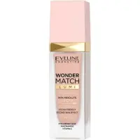 Eveline Cosmetics Wonder Match Lumi Moisturizing Smoothing Foundation Spf 20 Color 10 Vanilla Warm 30 Ml