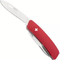 Swiza D08 R AM, KNR.0126.1900, Red Helvetix, Swiss pocket knife, 8 tools