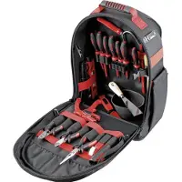 Cimco Lehrlingsrucksack ECO 170400 Verktygsryggsäck utrustad (L x B x H) 370 x 210 x 490 mm