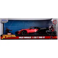 Jada Spider-man Die-cast Modell 1/24 2017 Ford Gt Miles Morales