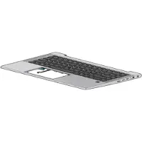 HP - Ersättningstangentbord för bärbar dator - bakgrundsbelyst - fransk - med övre skydd - för EliteBook 840 G8 Notebook