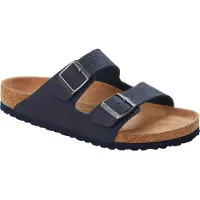 Birkenstock Sandaler Arizona Synthetic Vegan - Beige/navy, storlek 44