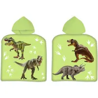 Sweet Home Badponcho - Handduk för barn - Dinosaurie - 50x100 cm - 100 % bomull