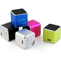 Technaxx Minihögtalare MusicMan Mini AUX, SD, USB Svart