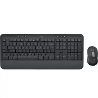 Logitech Signature MK650 Combo for Business - Sats med tangentbord och mus - trådlös - Bluetooth LE - QWERTY - USA, internationellt - grafit