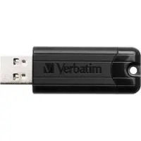 Verbatim Pin Stripe 3.0 USB-minne 128 GB Svart 49319 USB 3.2 Gen 1