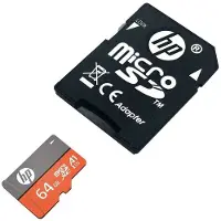 HP Microsdxc 64gb Uhs-i U3 Minneskort Med Adapter