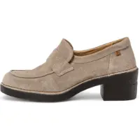 El naturalista för kvinnor. 256671120005_020 Lädermockasiner N5667 taupe (39), Hud, 5 till 8 cm, Ingen, Casual