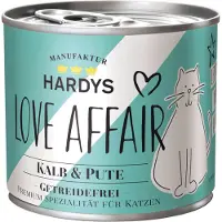 Hardys Love Affair kalv och kalkon våtfoder katt (burk)