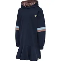 Hummel Hoodie Dress - hmlBeverly - Black Iris - - 9 år (134) - Klänning
