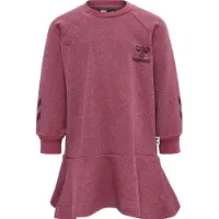 Hummel Klänning - hmlSally - Jordröd m. Guldglitter - - 74 - Klänning