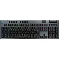 Logitech G G915 X - Tangentbord - gaming, LIGHTSPEED - full size - bakgrundsbelyst - trådlös - Bluetooth, 2.4 GHz, USB-C - svart