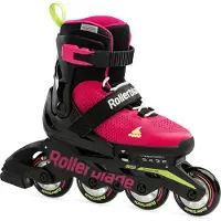 Rollerblade Rullskridskor - Microblade - Svart/Rosa - Inline - - 36/40 - Rullskridskor