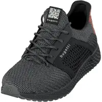 Bugatti Låg sneaker grå / orangeröd / svart