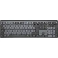 Logitech Master Series MX Mechanical - Tangentbord - bakgrundsbelyst - trådlös - Bluetooth LE - QWERTY - USA, internationellt - tangentbrytare: Lin...