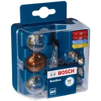 Bosch Glödlampa set H7 Maxibox +P21W R5W T4W P21/5W W5W C5W 2x10A 1x15A 1x20A