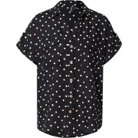 Vero Moda Blus 'VMBumpy' svart / vit