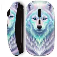 MANIACASE Souris - - sans fil - optique - USB - noir - violet