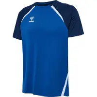Hummel Tränings T-Shirt hmlLEAD 2.0 - Blå/Navy/Vit, storlek 3XL