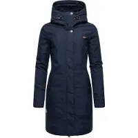 Ragwear Vinterkappa 'Jannisa' marinblå / brun / vit