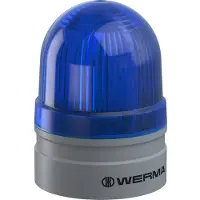 Werma Signaltechnik Signallampa Mini TwinFLASH 24VAC/DC BU 260.520.75 Blå 24 V/DC