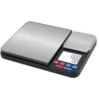 INF Digital köksvåg med dubbla vägplattor 10 kg/1g och 500g/0.01g