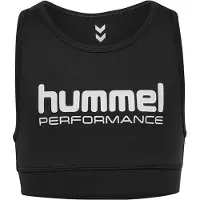 Hummel Träningstopp - HmlJr Puls - Svart m. Logo - - 4-6 år (104-116) - Linne