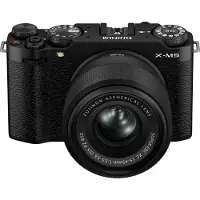 Fujifilm X Series X-M5 - Digitalkamera - spegellöst - 26.1 MP - APS-C - 6.2K / 29.97 fps XC 15-45 mm OIS PZ-lins - Wi-Fi, Bluetooth - svart