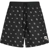 Karl Lagerfeld Badshorts svart / vit