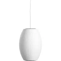 HAY Taklampa , Nelson Cigar Bubble, dimbara, Vit, Vardagsrum, Plast, Design