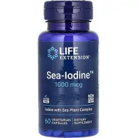 Life Extension , Sea-Iodin, 1 000 mcg, 60 Vegetariska Kapslar