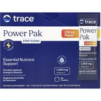 Trace Minerals Æ, Elektrolyt Stamina PowerPak, Noll Socker, Citrus, 30 Paket, 0,17 oz (4,9 g) Varje